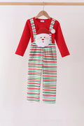 Red Santa Clause Applique Set
