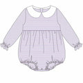 Long Sleeve Peter Collar Bubble - Lavender